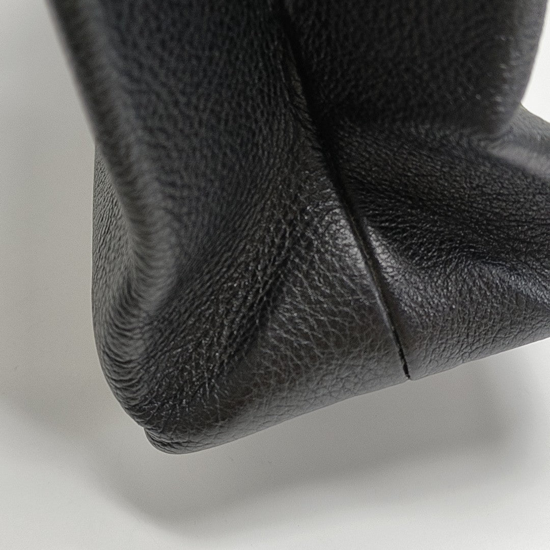 Shopping Bag Calfskin Black