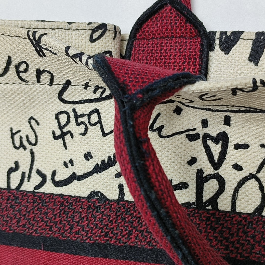 Book Tote Medium Canvas Multicolor