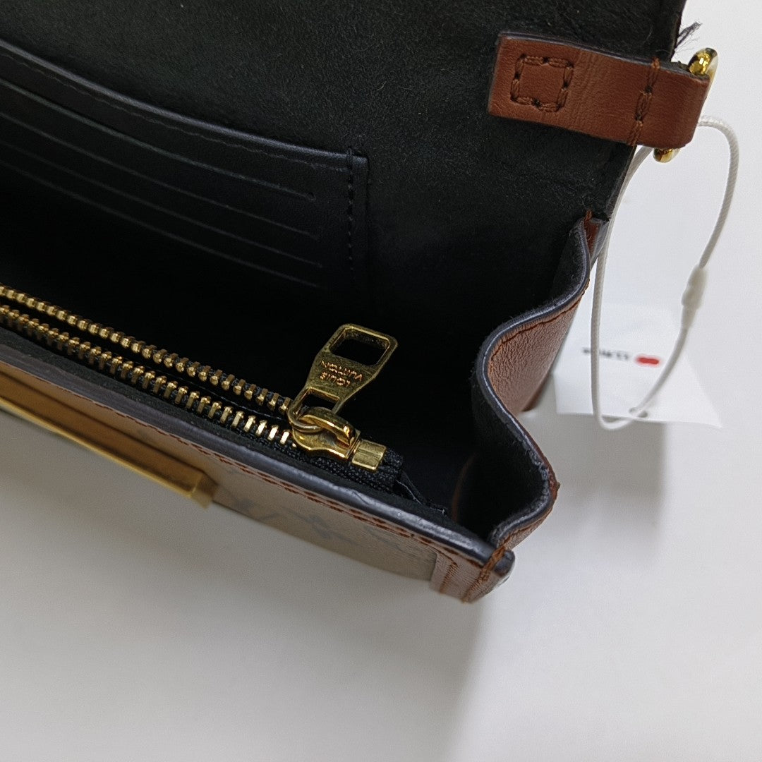 DAUPHINE WOC Monogram Coated Canvas Brown