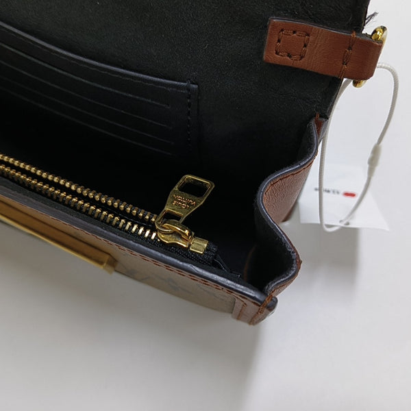 DAUPHINE WOC Monogram Coated Canvas Brown