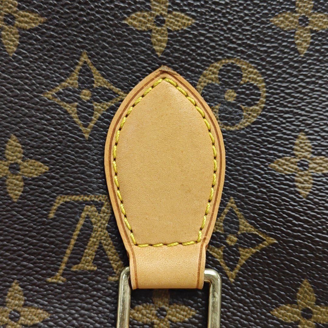 POPINCOURT Monogram Coated Canvas Brown