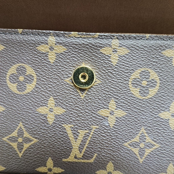 IVY Monogram Coated Canvas Brown