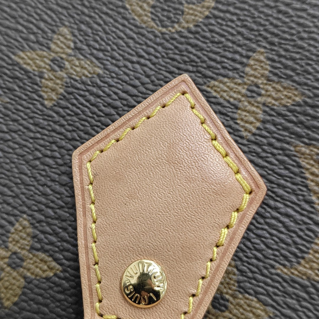 SPEEDY 20 Monogram Coated Canvas Brown