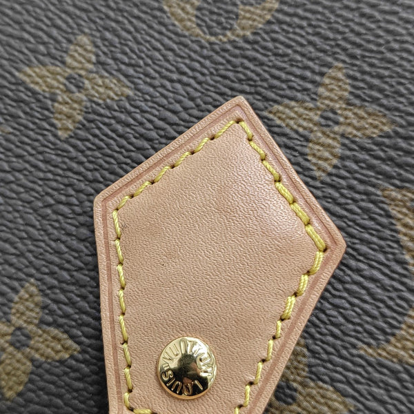 SPEEDY 20 Monogram Coated Canvas Brown