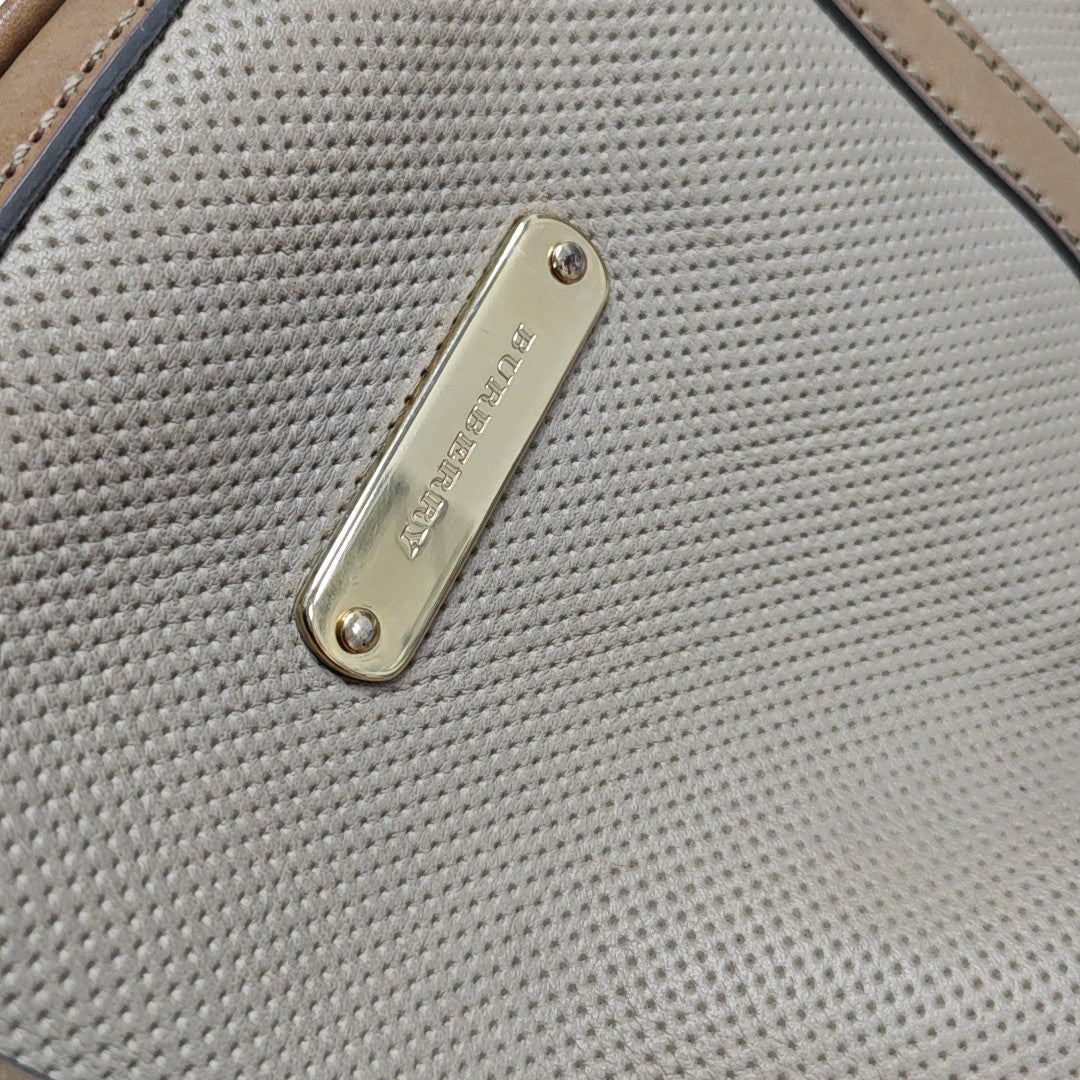 Calfskin Top Handle Bag Gray