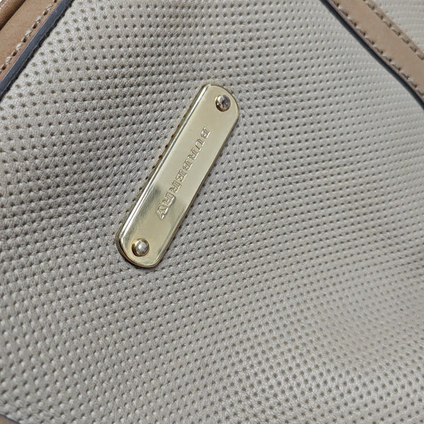 Calfskin Top Handle Bag Gray