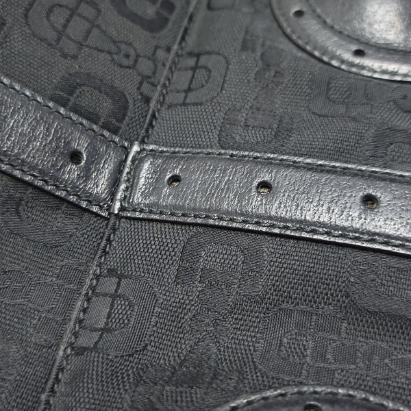 Canvas Top Handle Bag Black
