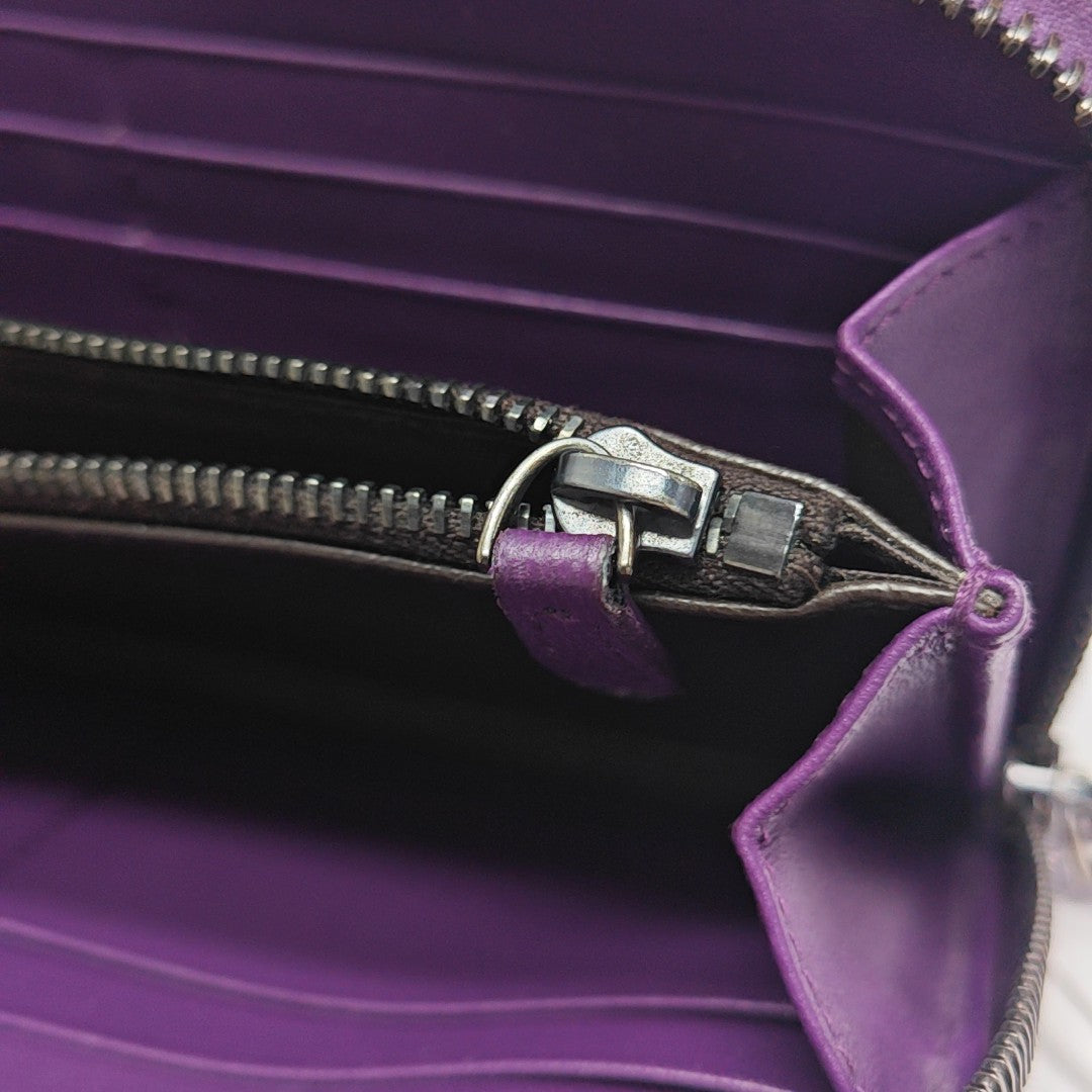 Lambskin Wallet Purple – Looply