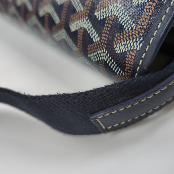 Capétien MM Coated Canvas Blue