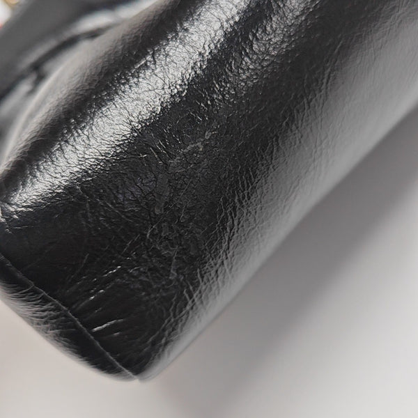 CHANEL 31 Mini Quilted Calfskin Black
