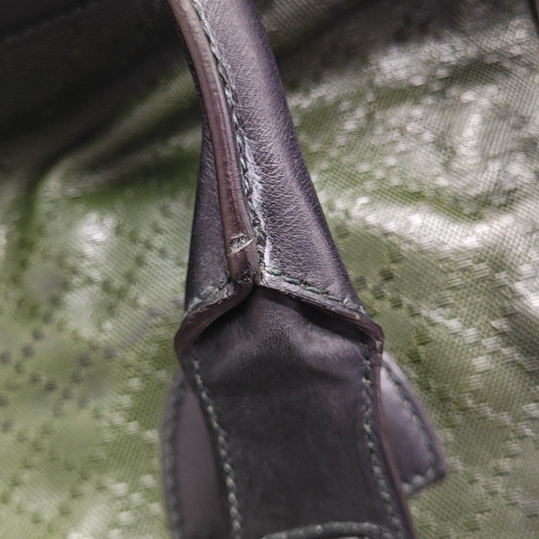 Calfskin Top Handle Bag Green