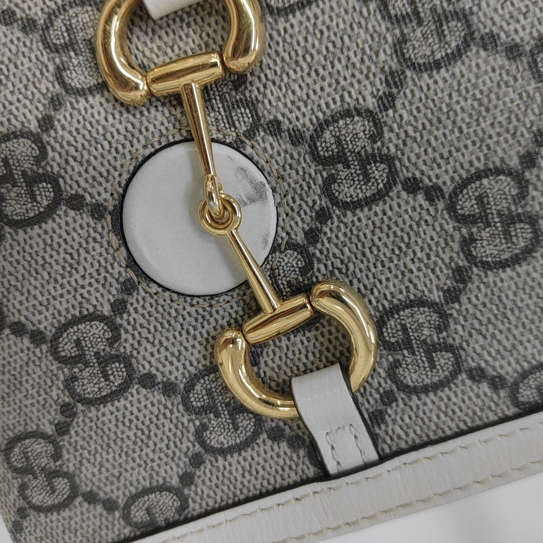 Horsebit 1955 Mini Coated Canvas Beige