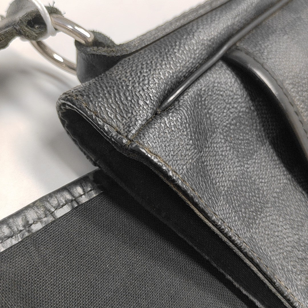 DANIEL Damier Graphite Coated Canvas Gray