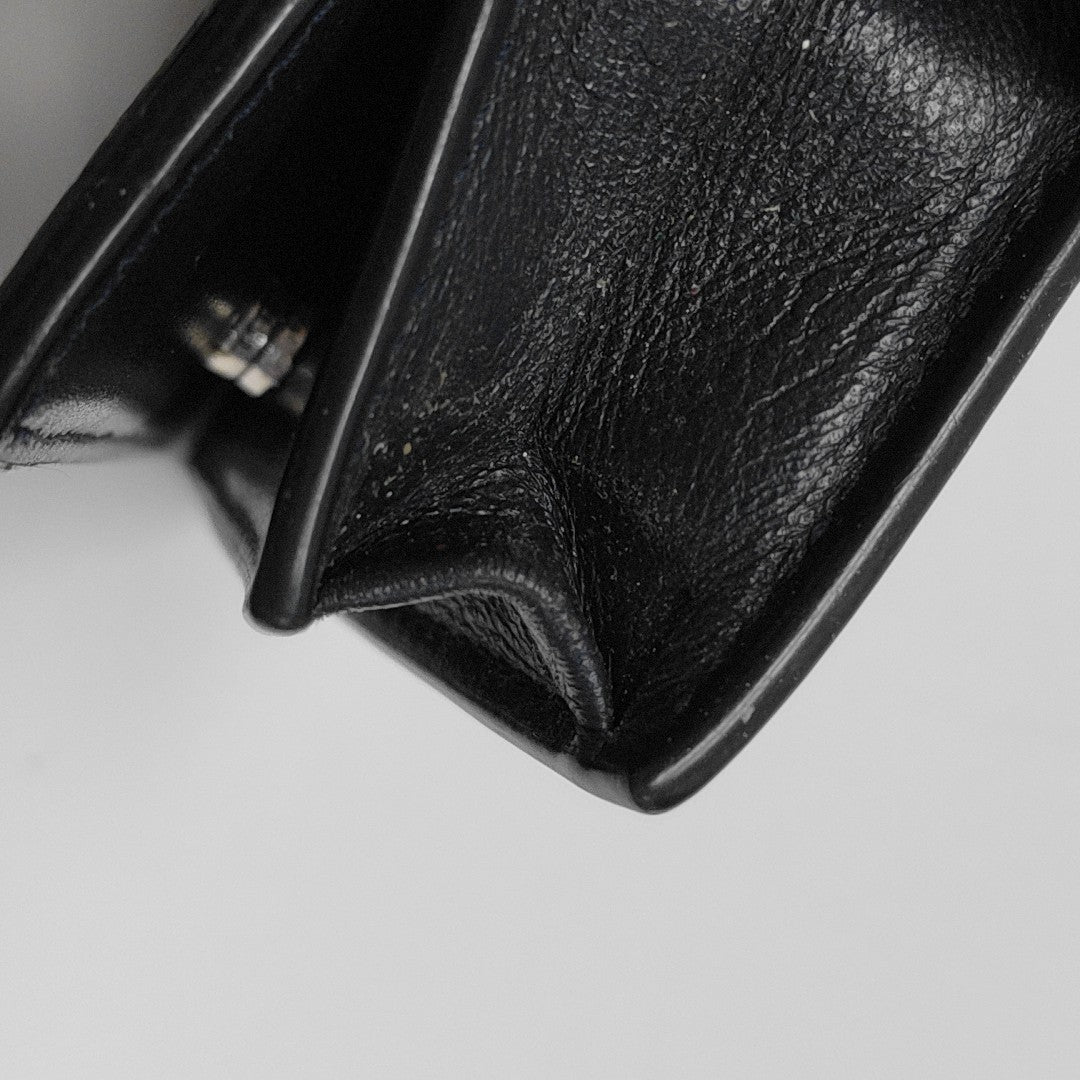 Calfskin Card Holder Blue
