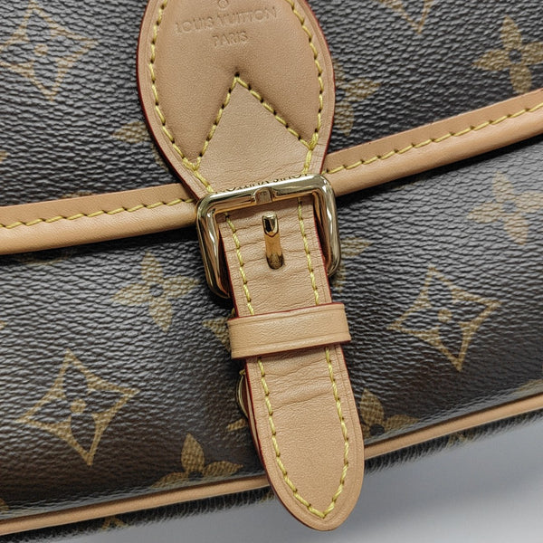 DIANE Monogram Coated Canvas Brown