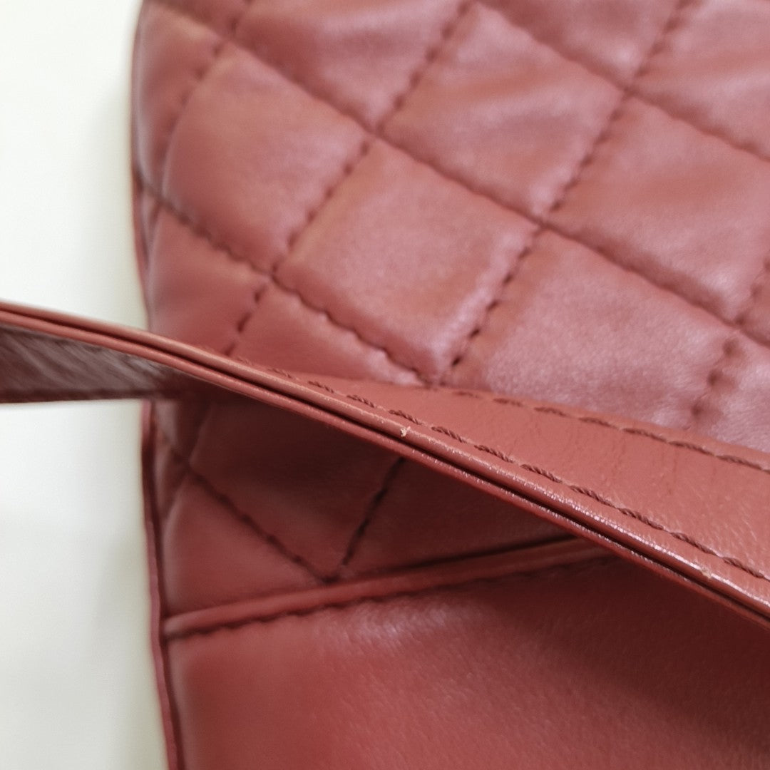 Quilted Calfskin Red