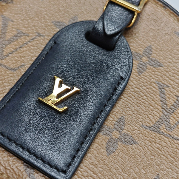 BOITE CHAPEAU Mini Monogram Coated Canvas Brown