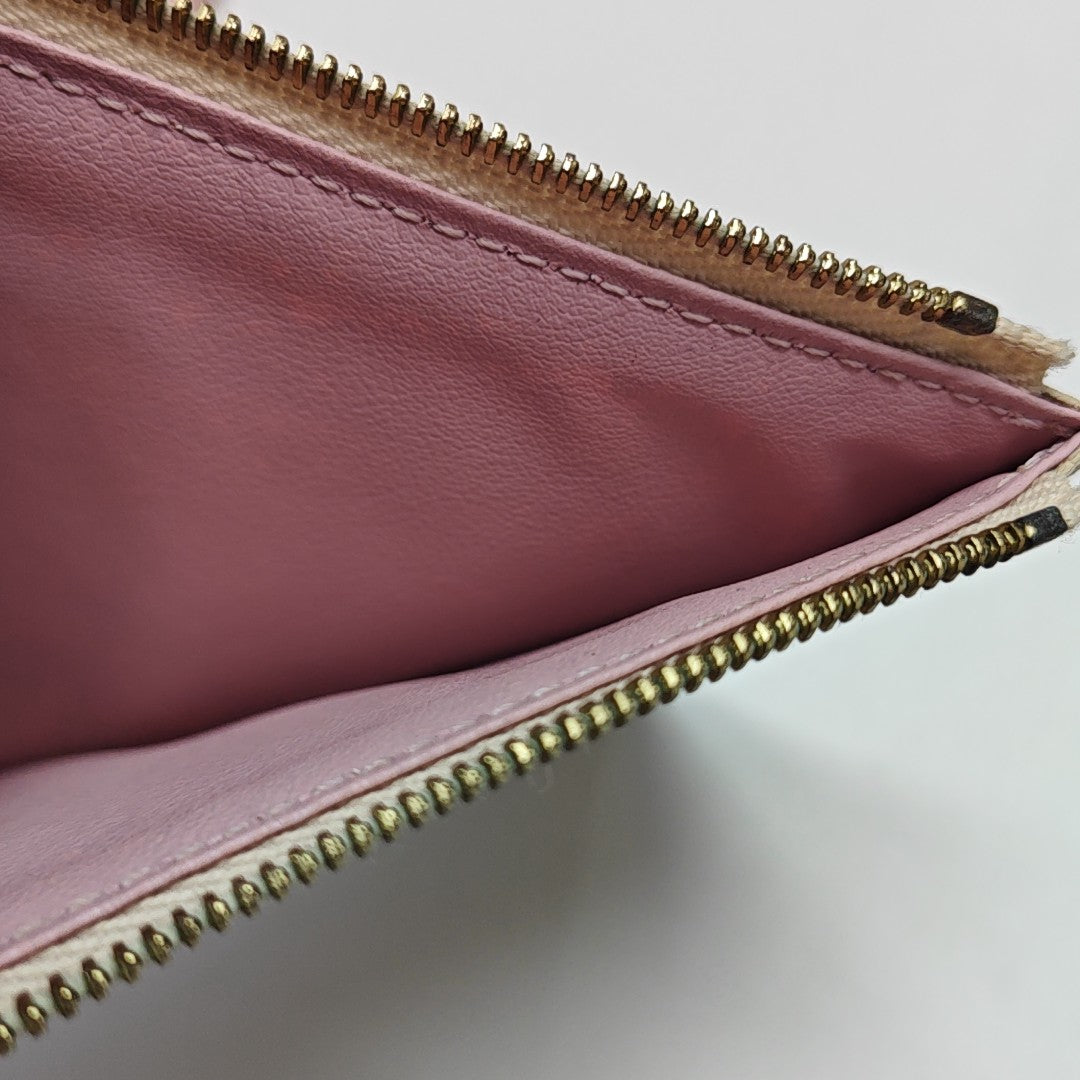 FÉLICIE Damier Azur Coated Canvas White