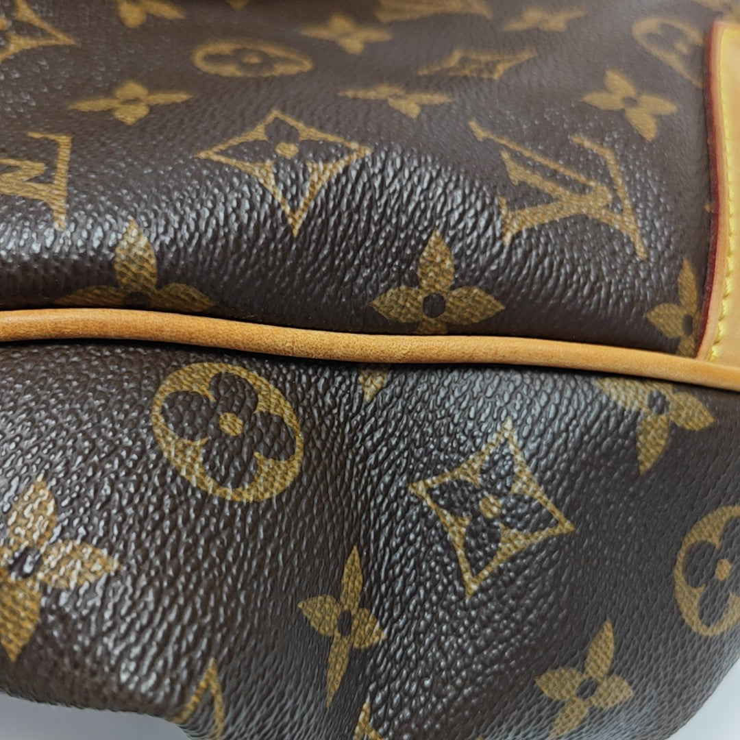 ESTRELA MM Monogram Coated Canvas Brown