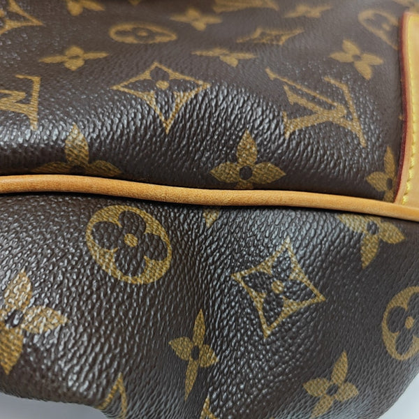 ESTRELA MM Monogram Coated Canvas Brown