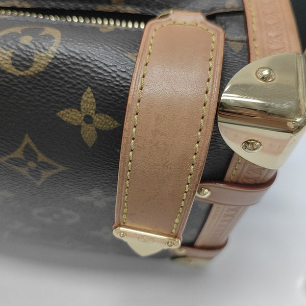SIDE TRUNK MM Monogram Coated Canvas Brown