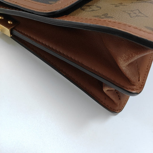 DAUPHINE MM Monogram Coated Canvas Brown
