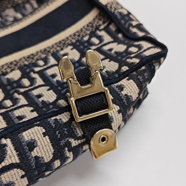 Diorcamp Small Oblique Canvas Blue