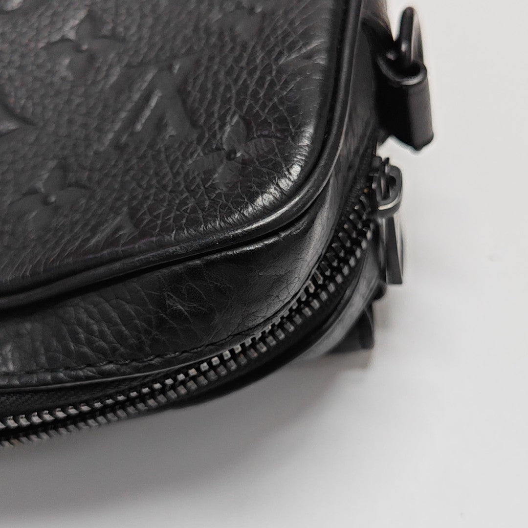 STEAMER Monogram Calfskin Black