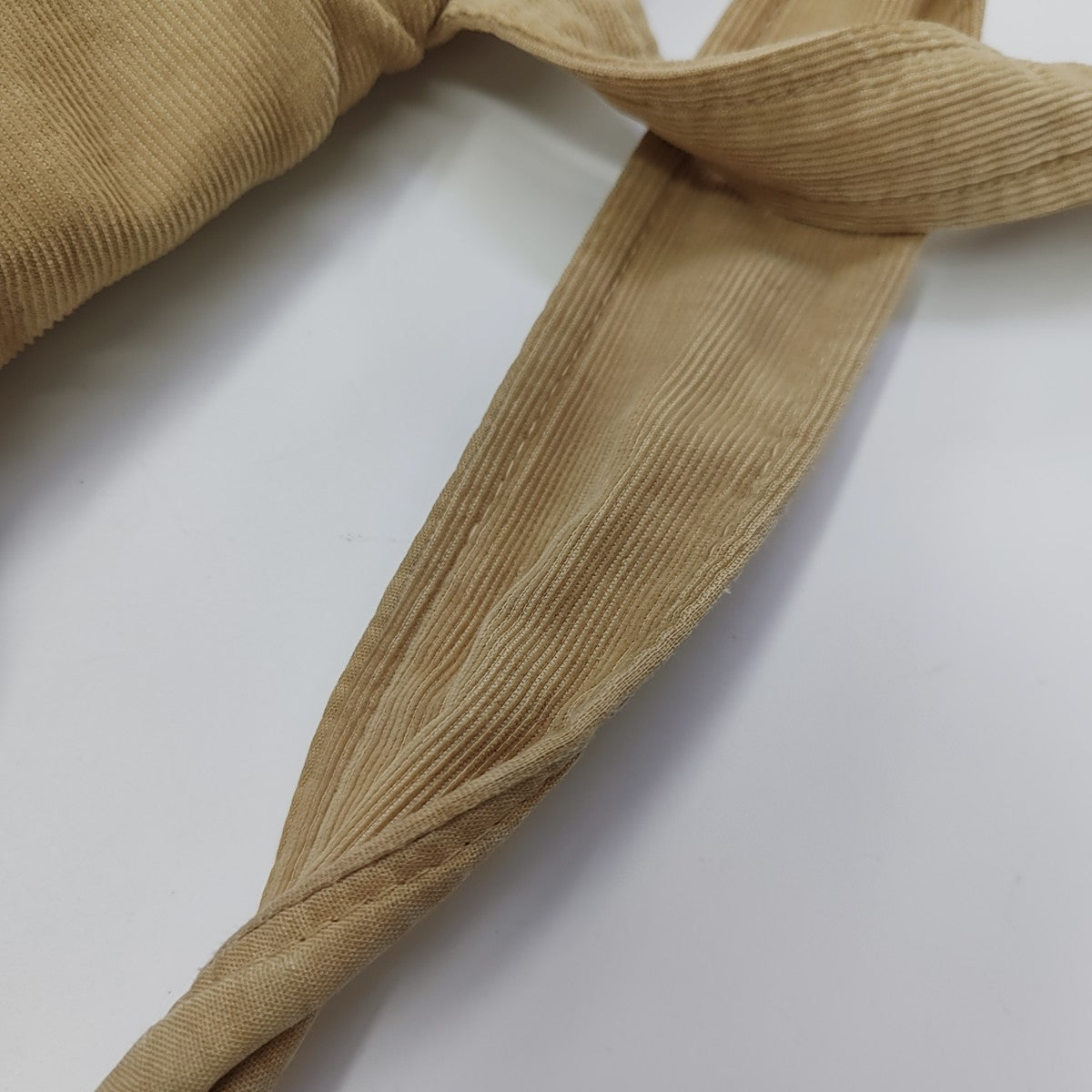Fabric Shoulder Bag Beige