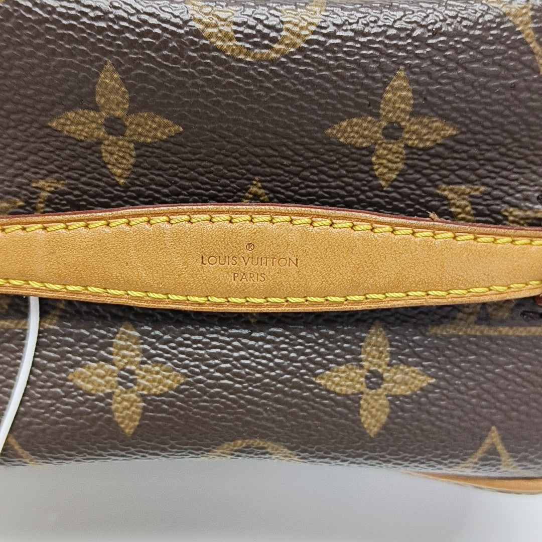 NICE Super Mini Monogram Coated Canvas Brown