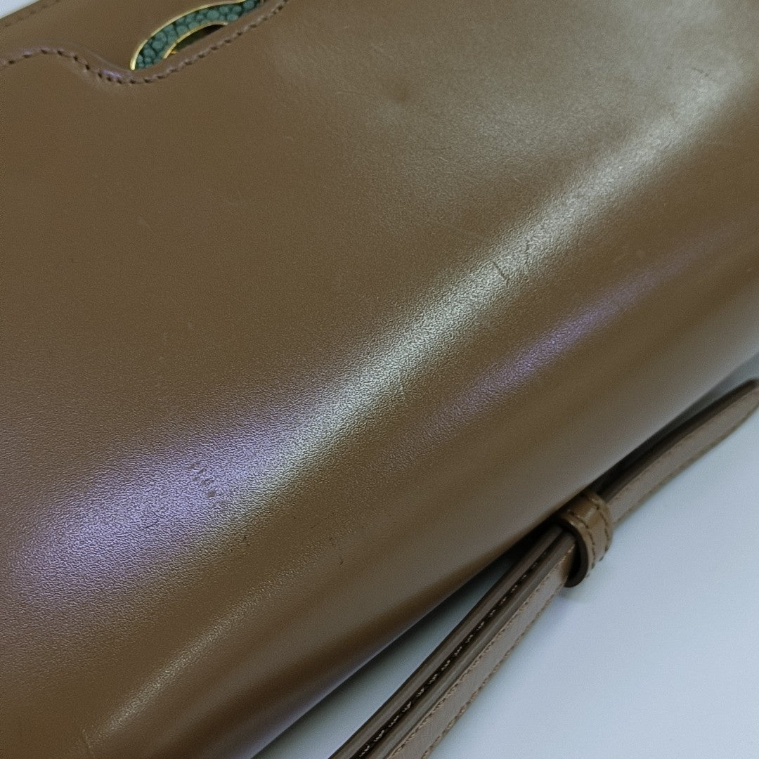 TB Small Calfskin Brown