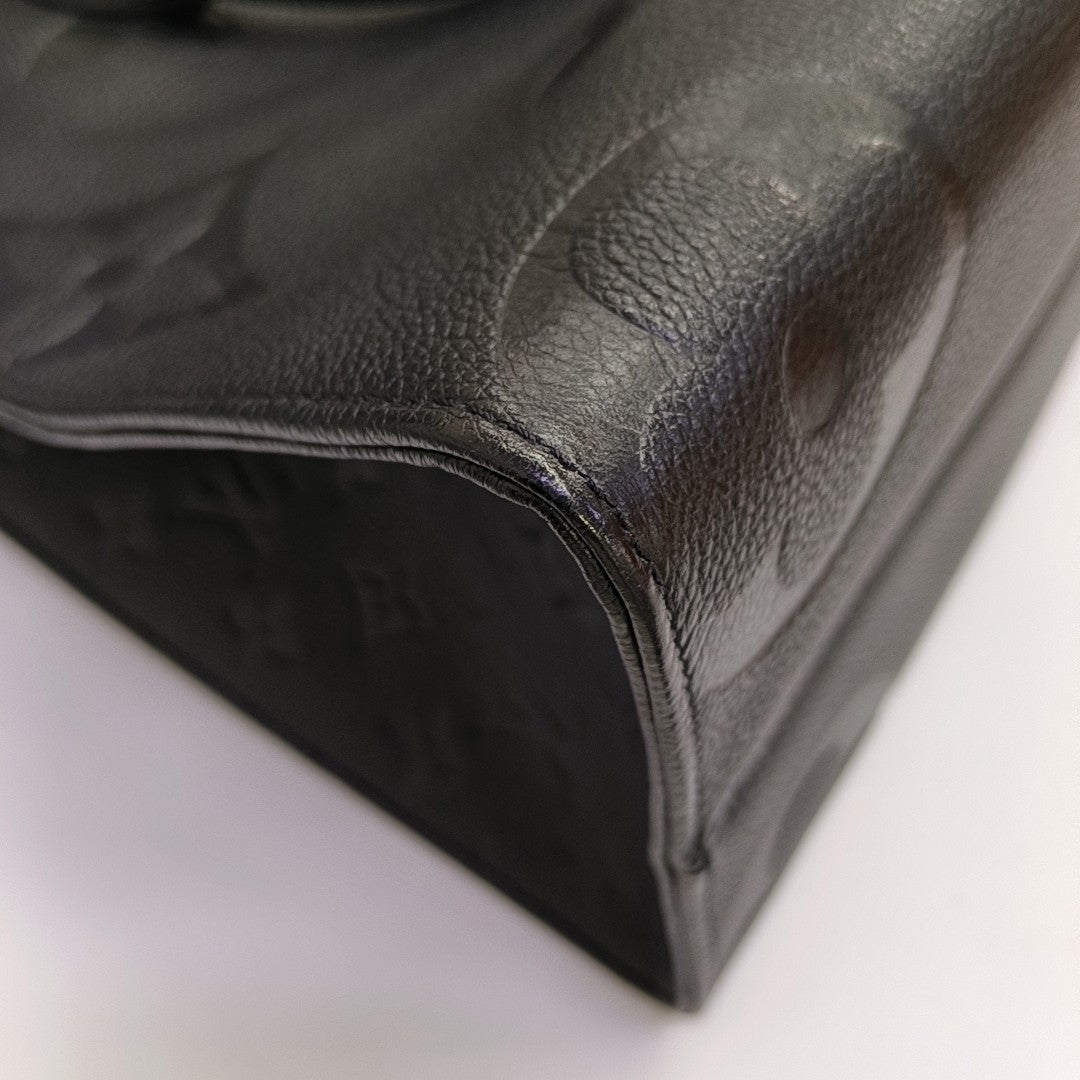 ONTHEGO MM Monogram Calfskin Black
