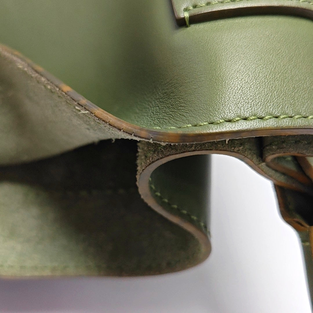 Authenticated pre-owned  BIG BAG Nano Calfskin Green - Shoulder Bag at Looply