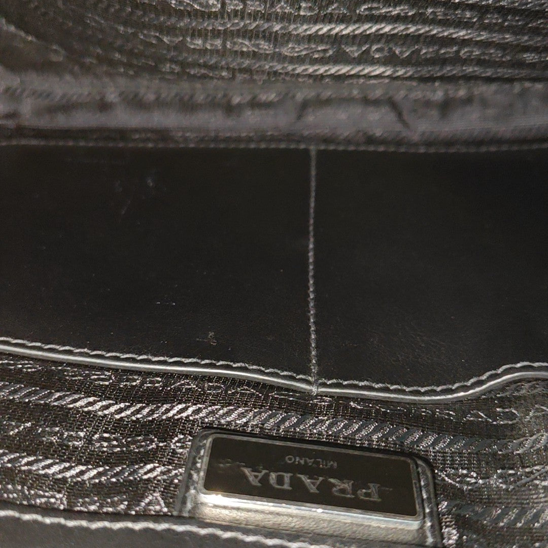 Calfskin Shoulder Bag Black