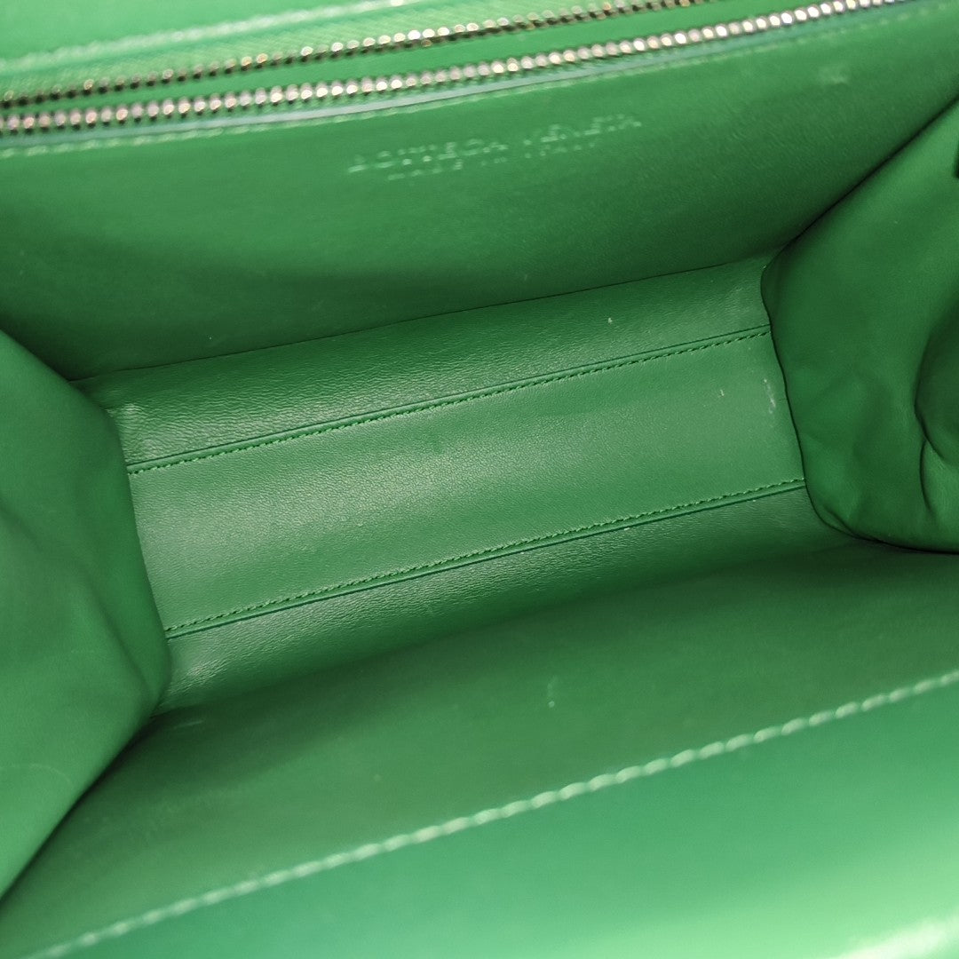 The Clip Calfskin Green
