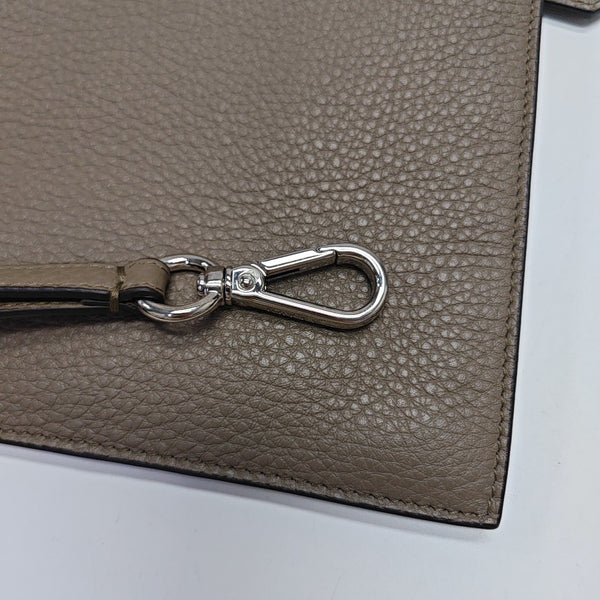Calfskin Clutch Gray