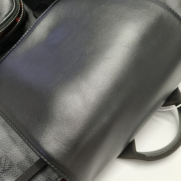 UTILITY Damier Graphite Coated Canvas Gray