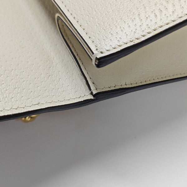 Padlock Small Monogram Coated Canvas White