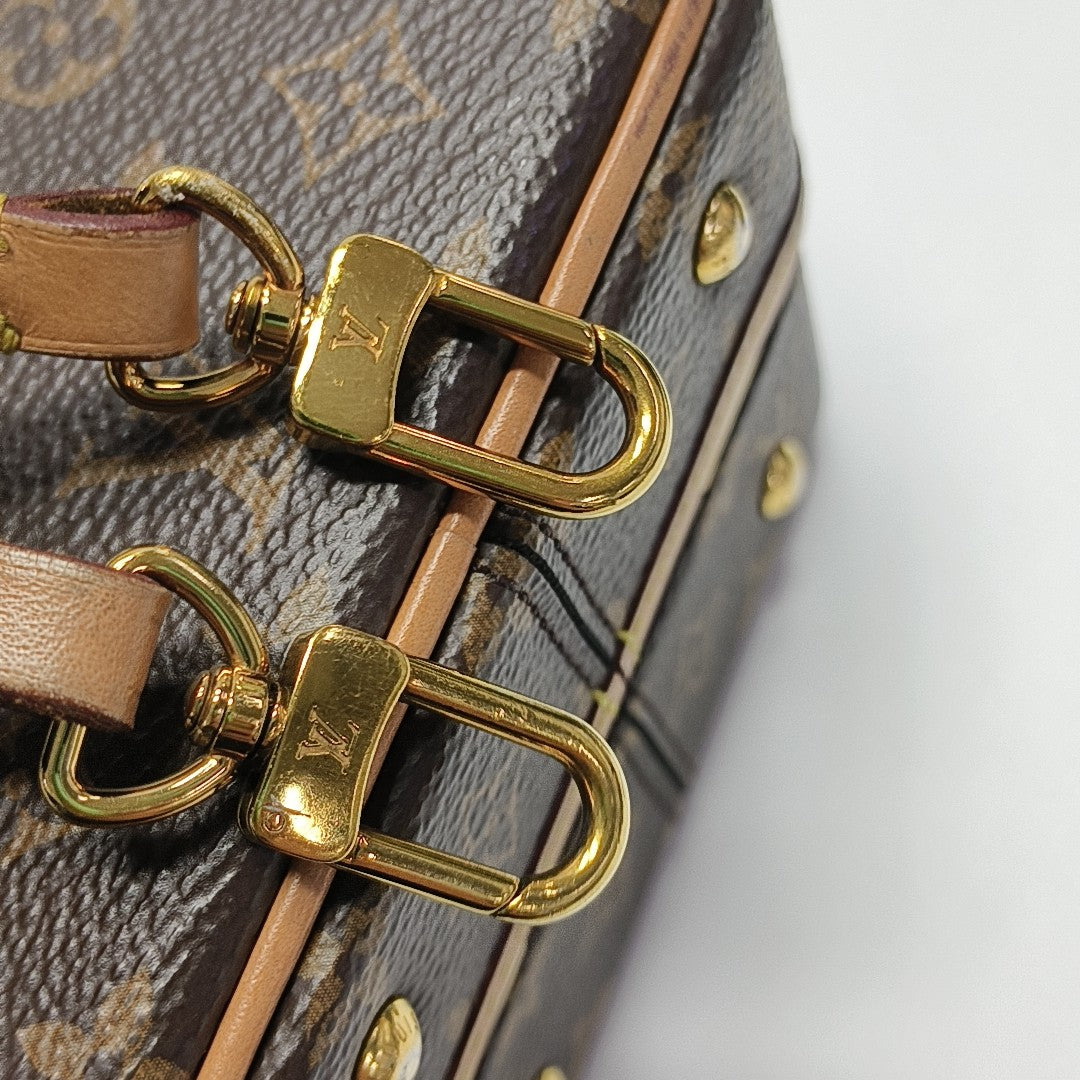 BOITE CHAPEAU PM Monogram Coated Canvas Brown