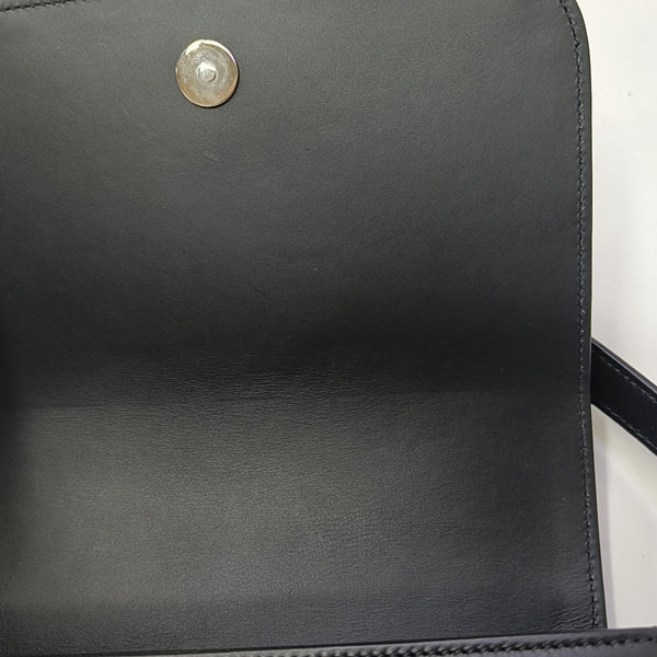 Calfskin Shoulder Bag Black