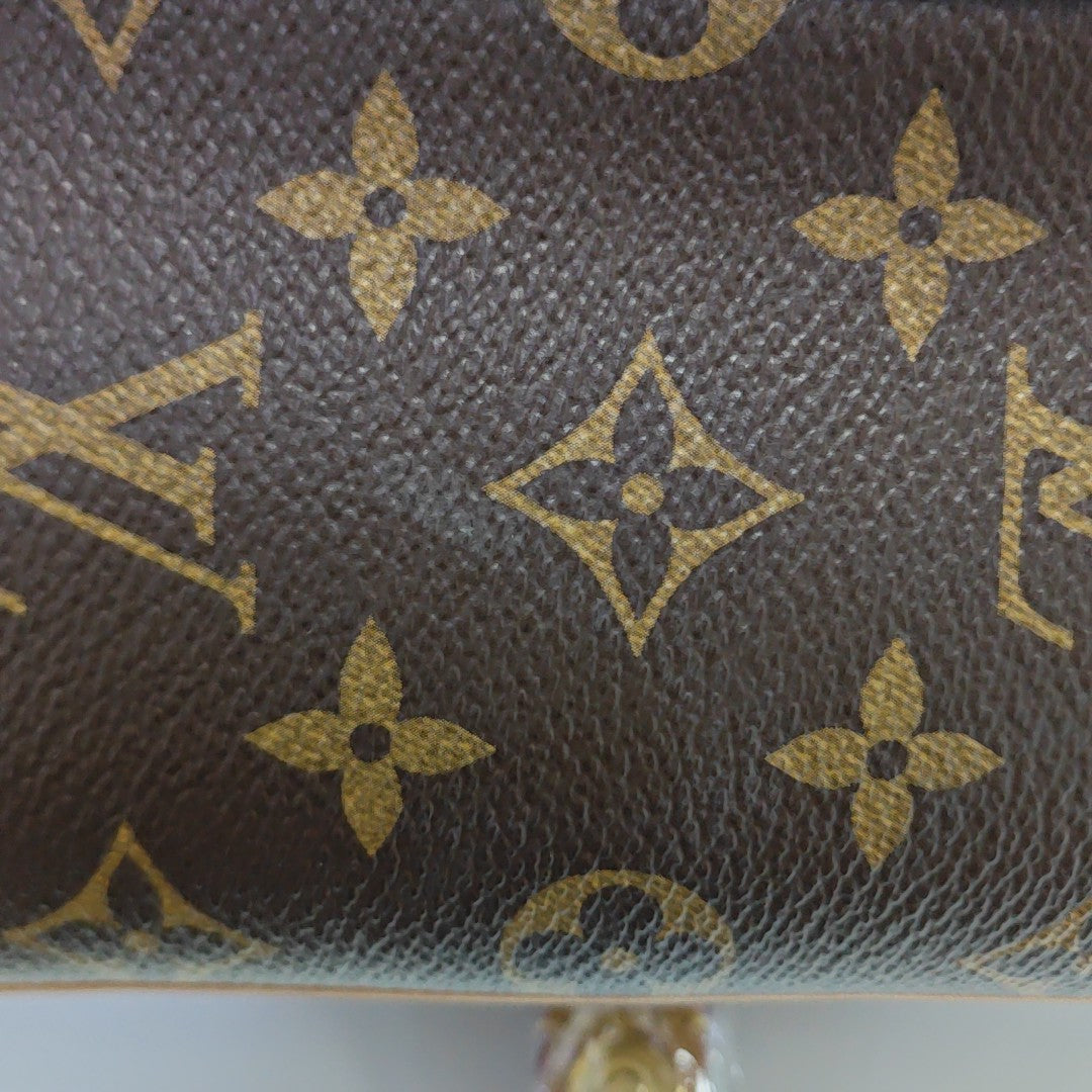 DIANE Monogram Coated Canvas Brown