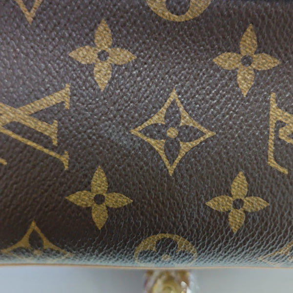 DIANE Monogram Coated Canvas Brown