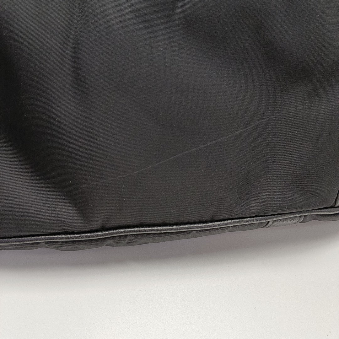 Nylon Shoulder Bag Black