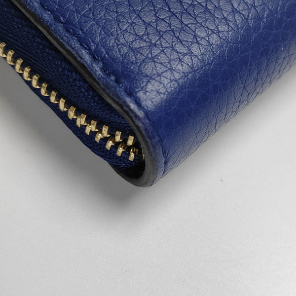 Calfskin Wallet Blue