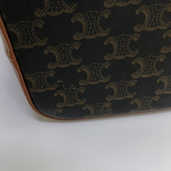 TRIOMPHE CANVAS Small Coated Canvas Brown