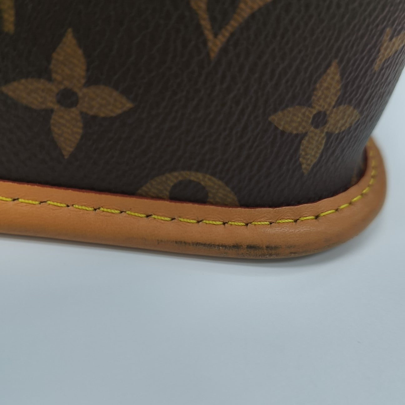 DIANE Monogram Coated Canvas Brown