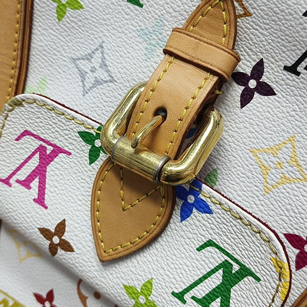 LV × TM PRISCILLA Monogram Coated Canvas White