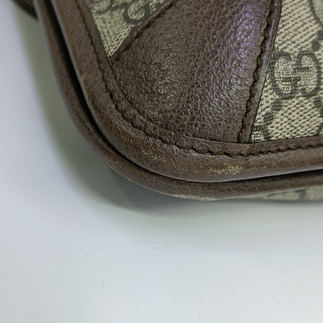Neo Vintage Large Monogram Coated Canvas Brown