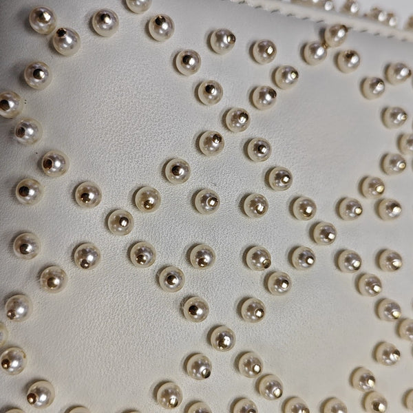 Lady Dior Super Mini Cannage Lambskin White