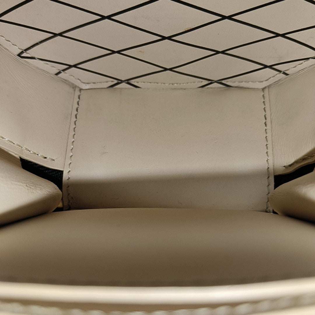 BOITE CHAPEAU Mini Monogram Coated Canvas Brown